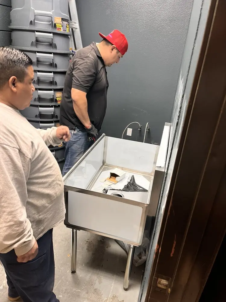 Commercial plumbing and sink installation in Fire Island